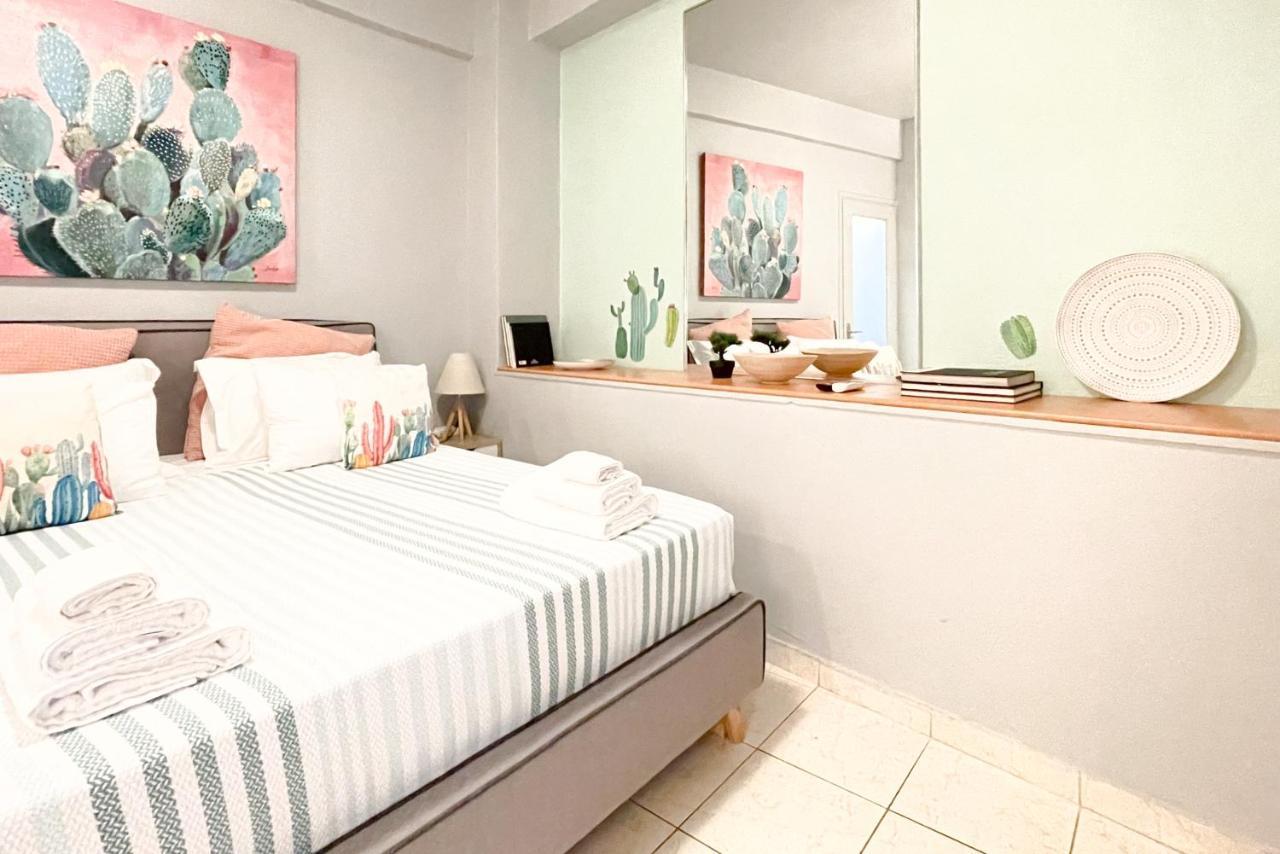 Cute 1Br Apt With Balcony In The Heart Of The City Ateny Zewnętrze zdjęcie